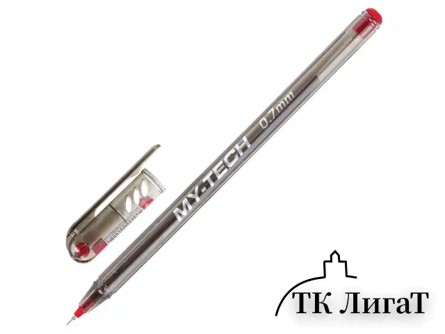 Ручка шариковая масляная PENSAN "My-Tech Colored", палитра классических цветов АССОРТИ, игольчатый узел 0,7 мм, линия 0,35 мм, дисплей, 2240, 2240/S60-4