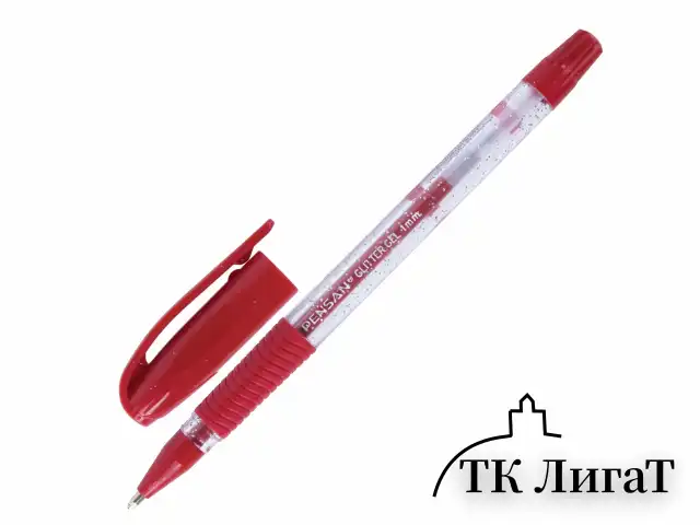Ручка гелевая PENSAN "Glitter Gel", АССОРТИ, чернила с блестками, узел 1 мм, линия письма 0,5 мм, дисплей, 2280/S60