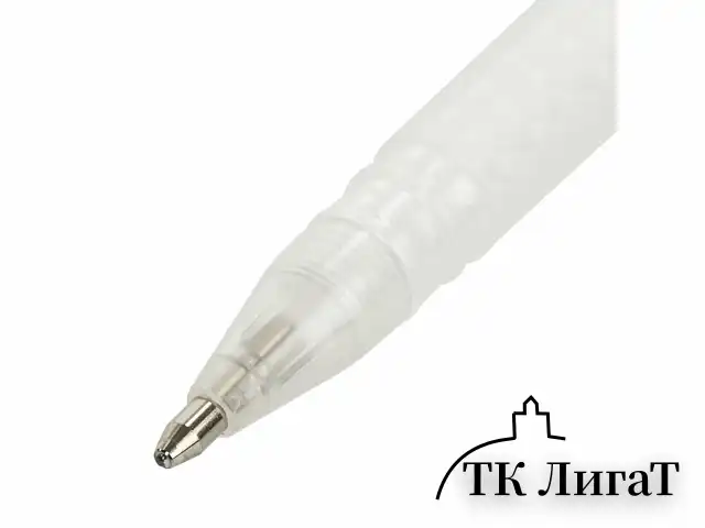 Ручка гелевая BRAUBERG Art Classic, БЕЛАЯ, корпус тонированный белый, узел 1мм, линия 0,5мм, 143418