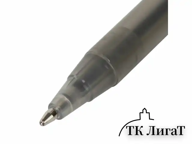 Ручка шариковая BRAUBERG "i-STICK", ЧЕРНАЯ, пишущий узел 0,7 мм, линия письма 0,35 мм, 143443