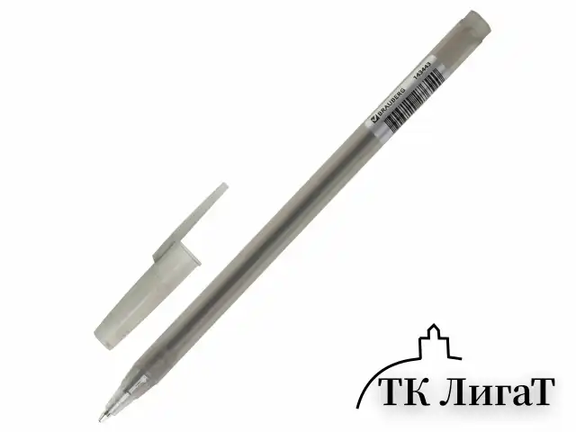Ручка шариковая BRAUBERG "i-STICK", ЧЕРНАЯ, пишущий узел 0,7 мм, линия письма 0,35 мм, 143443