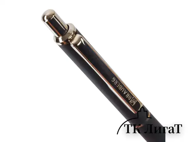 Ручка подарочная шариковая BRAUBERG "Larghetto", СИНЯЯ, корпус черный с хромированными деталями, линия письма 0,5 мм, 143476