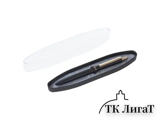 Ручка подарочная шариковая BRAUBERG "Larghetto", СИНЯЯ, корпус черный с хромированными деталями, линия письма 0,5 мм, 143476