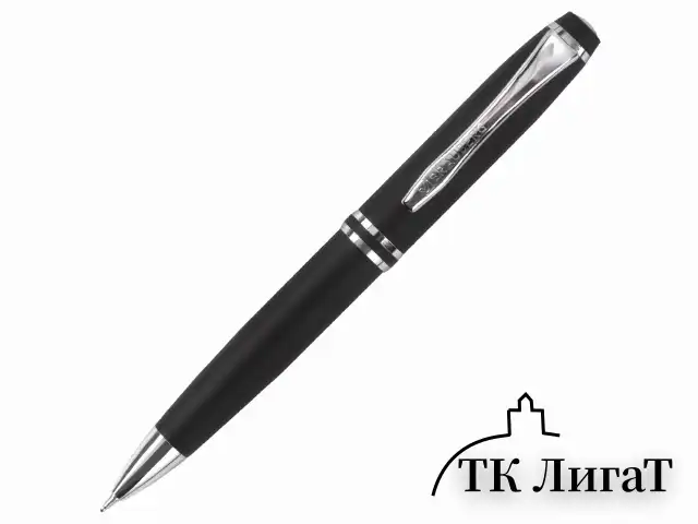 Набор ручек подарочных BRAUBERG Duetto, СИНИЕ, 2 шт.: шариковая, перьевая, черный с хромированными деталями, 143478