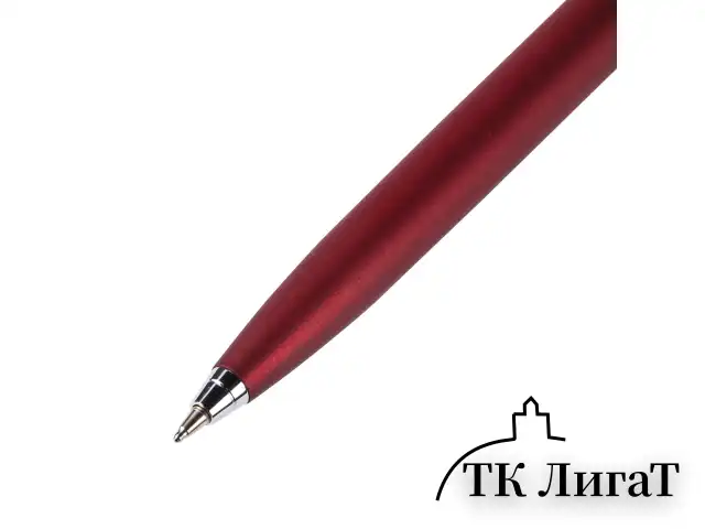 Ручка подарочная шариковая BRAUBERG "Cornetto", СИНЯЯ, корпус серебристый с бордовым, линия письма 0,5 мм, 143492