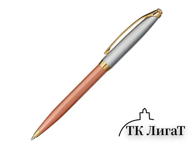 Ручка подарочная шариковая GALANT "DECORO ROSE", корпус хром/розовый, детали золотистые, узел 0,7 мм, синяя, 143505