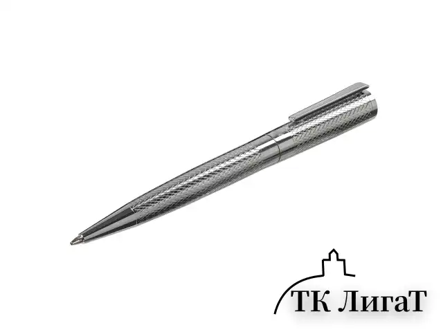 Ручка подарочная шариковая GALANT "ETUDE", корпус серебристый, детали хром, узел 0,7 мм, синяя, 143506