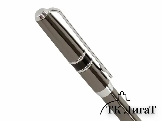 Ручка подарочная шариковая GALANT "SFUMATO", корпус оружейный металл, детали хром, узел 0,7 мм, синяя, 143519