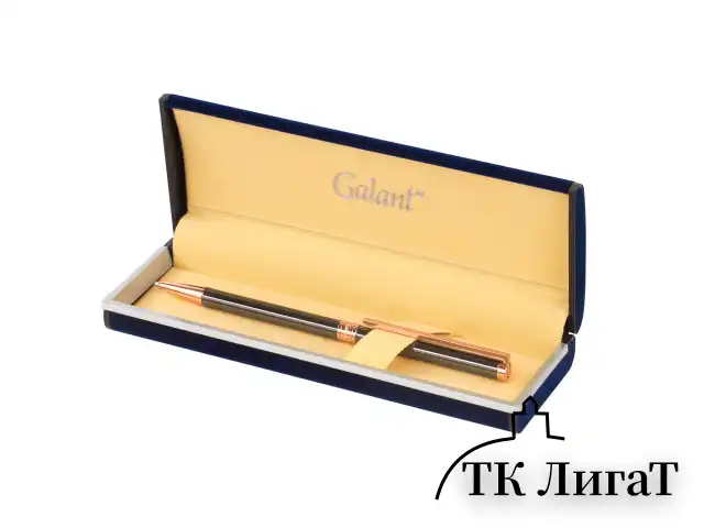 Ручка подарочная шариковая GALANT "ASTRON BRONZE", корпус металлический, детали розовое золото, узел 0,7 мм, синяя, 143524