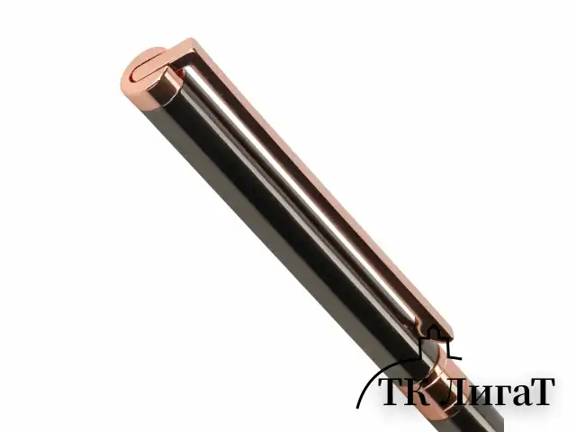 Ручка подарочная шариковая GALANT "ASTRON BRONZE", корпус металлический, детали розовое золото, узел 0,7 мм, синяя, 143524