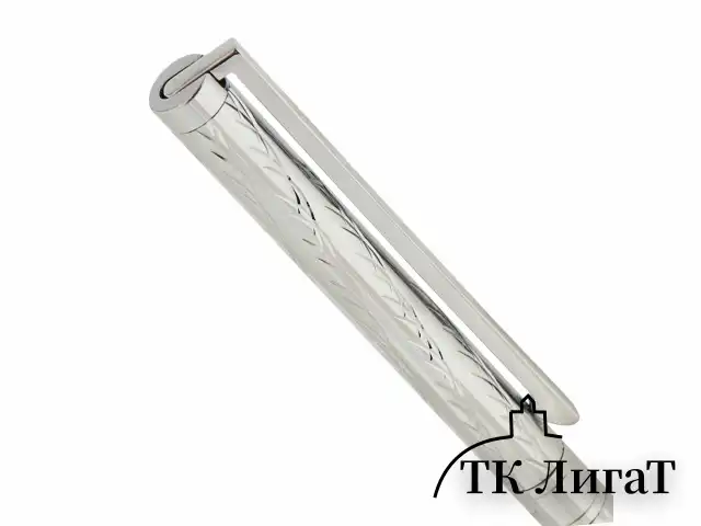 Ручка подарочная шариковая GALANT "ASTRON SILVER", корпус серебристый, детали хром, узел 0,7 мм, синяя, 143527