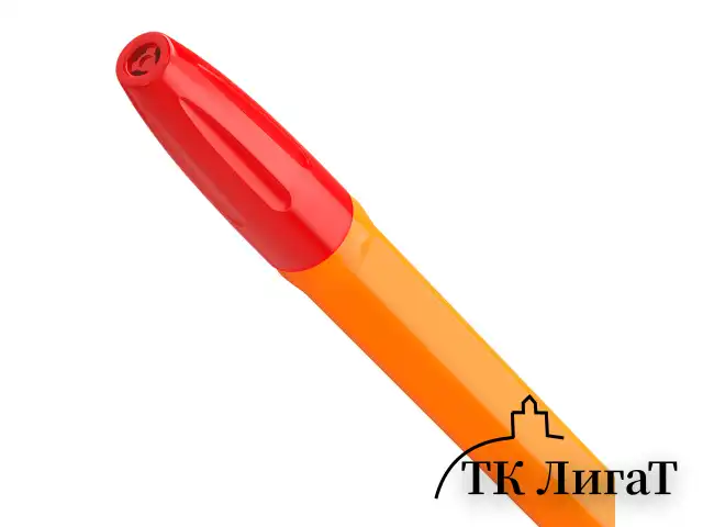 Ручка шариковая BRAUBERG "ULTRA ORANGE", КРАСНАЯ, узел 0,7 мм, чернила ГЕРМАНИЯ, наконечник ШВЕЙЦАРИЯ, 143564