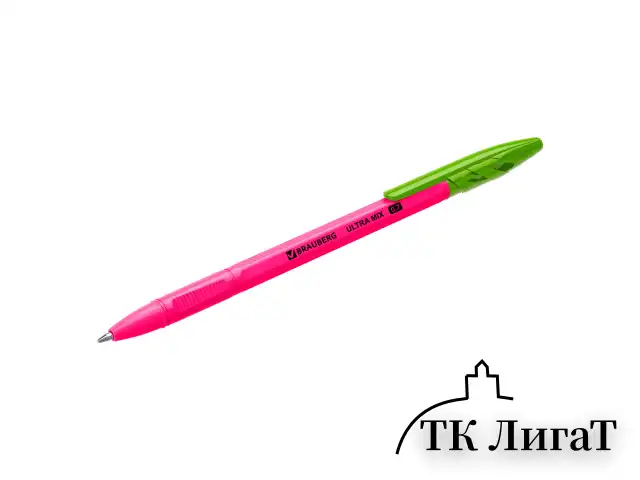 Ручка шариковая BRAUBERG "ULTRA MIX", СИНЯЯ, узел 0,7 мм, чернила ГЕРМАНИЯ, наконечник ШВЕЙЦАРИЯ, 143567