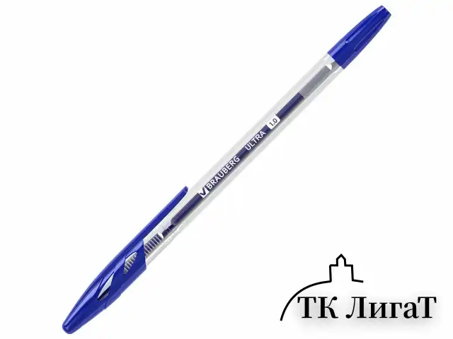 Ручки шариковые BRAUBERG "ULTRA", НАБОР 4 штуки (2 синих, 1 черная, 1 красная), узел 1 мм, 143569