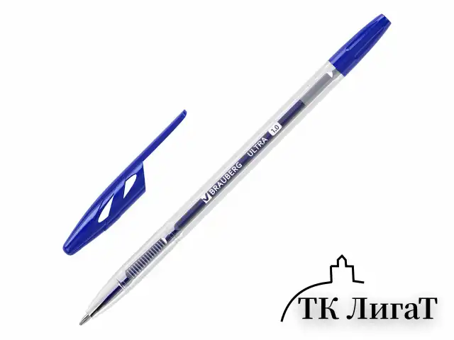 Ручки шариковые BRAUBERG "ULTRA", НАБОР 4 штуки (2 синих, 1 черная, 1 красная), узел 1 мм, 143569