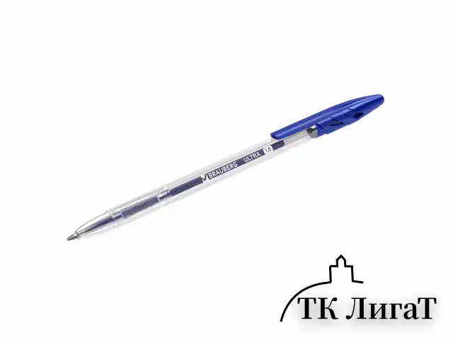 Ручки шариковые BRAUBERG "ULTRA", НАБОР 4 штуки (2 синих, 1 черная, 1 красная), узел 1 мм, 143569