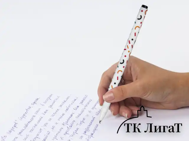 Ручка шариковая BRAUBERG SOFT TOUCH GRIP "CONFETTI", СИНЯЯ, мягкое покрытие, узел 0,7 мм, 143723