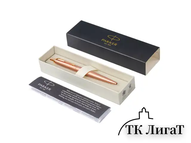 Ручка шариковая PARKER "Jotter XL Monochrome Pink Gold PGT", корпус "розовое золото", сталь, синяя, 2122755