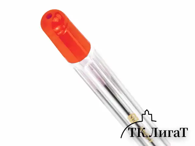 Ручка шариковая с грипом BRAUBERG "X-ONE", КРАСНАЯ, корпус прозрачный, узел 0,5 мм, линия письма 0,35 мм, 143989
