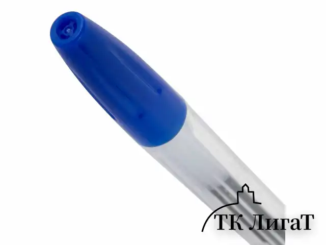 Ручка шариковая с грипом BRAUBERG "ULTRA GT", СИНЯЯ, корпус прозрачный, линия 0,5 мм, 144051