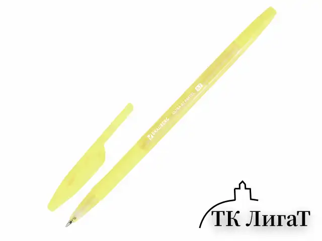Ручка шариковая с грипом BRAUBERG "ULTRA GT PASTEL", СИНЯЯ, корпус ассорти, линия 0,35 мм, 144053