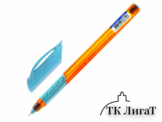 Ручка шариковая масляная с грипом BRAUBERG "Extra Glide GT Sky Blue", СВЕТЛО-СИНЯЯ, игольчатый узел 0,7 мм, линия письма 0,35 мм, 144074