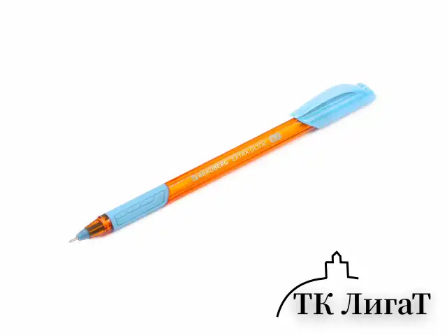 Ручка шариковая масляная с грипом BRAUBERG "Extra Glide GT Sky Blue", СВЕТЛО-СИНЯЯ, игольчатый узел 0,7 мм, линия письма 0,35 мм, 144074