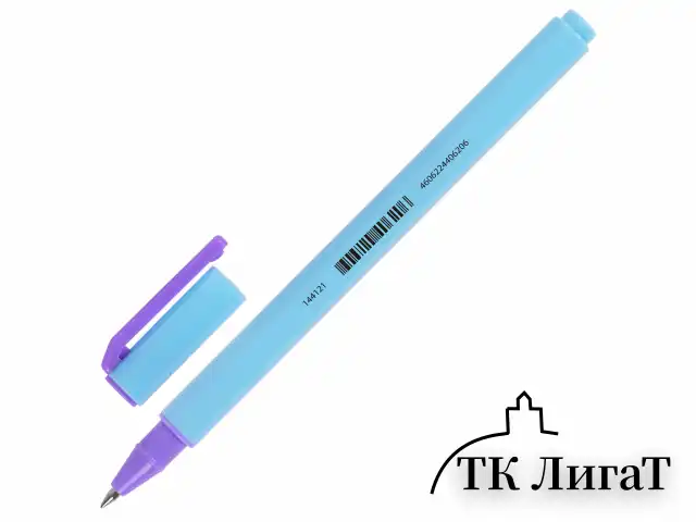 Ручка гелевая BRAUBERG "COLOR PASTEL", СИНЯЯ, корпус ассорти, узел 0,5, линия 0,35 мм, 144121
