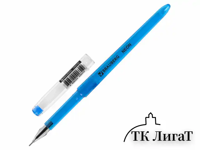 Ручка гелевая BRAUBERG DIAMOND NEON, ЧЕРНАЯ, корпус ассорти, игольчатый узел 0,5 мм, линия письма 0,25 мм, 144132
