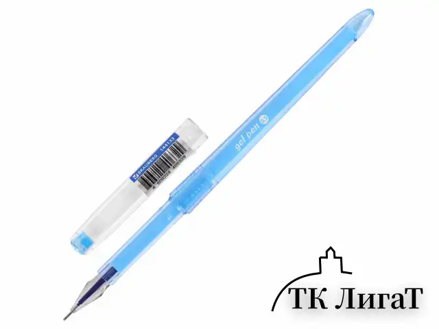 Ручка гелевая BRAUBERG DIAMOND PASTEL, СИНЯЯ, корпус ассорти, игольчатый узел 0,5 мм, линия письма 0,25 мм, 144133