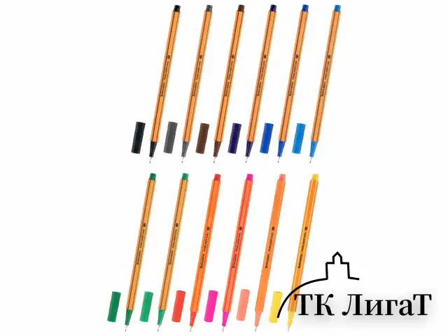 Ручки капиллярные (линеры) 12 ЦВЕТОВ, BRAUBERG "FINE 040", шестигранные, линия 0,4 мм, 144143