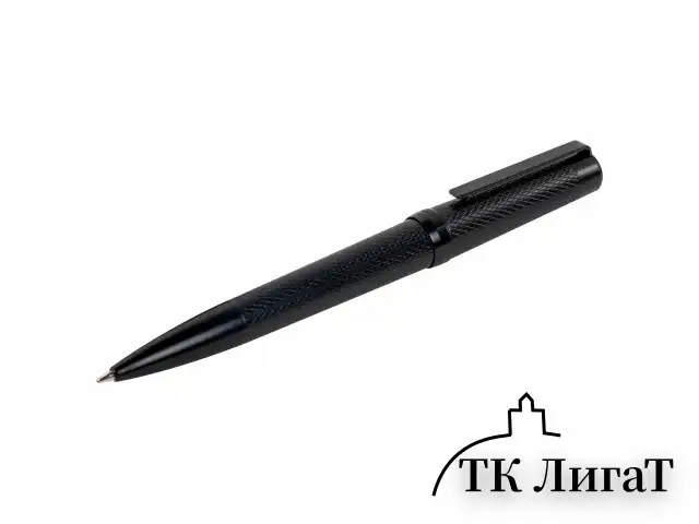 Ручка подарочная шариковая GALANT "Botta", корпус черный, детали черные, узел 0,7 мм, линия письма 0,5 мм, синяя, 144166
