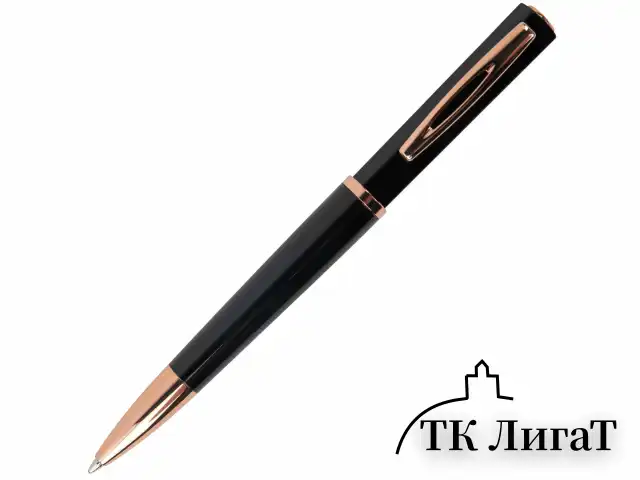 Ручка подарочная шариковая GALANT "Speer", корпус темно-синий, детали розовое золото, узел 0,7 мм, линия письма 0,5 мм, синяя, 144169