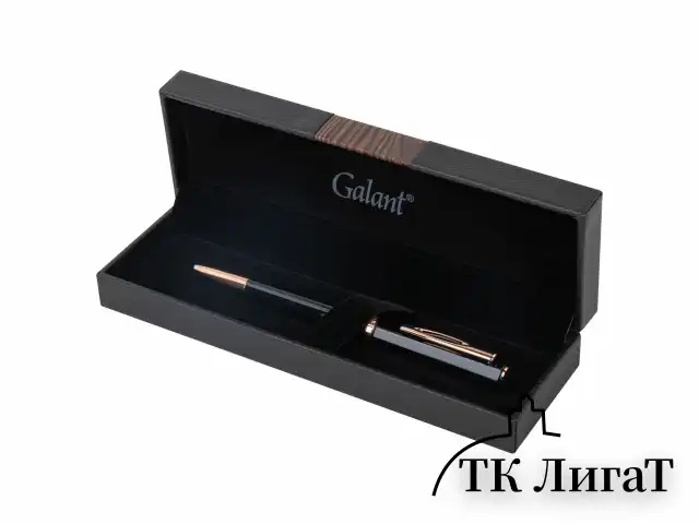 Ручка подарочная шариковая GALANT "Speer", корпус темно-синий, детали розовое золото, узел 0,7 мм, линия письма 0,5 мм, синяя, 144169