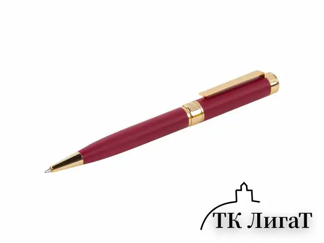 Ручка подарочная шариковая GALANT "Rossi", корпус красный, детали золото, узел 0,7 мм, линия письма 0,5 мм, синяя, 144172