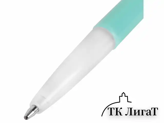 Ручка шариковая BRAUBERG "Офисная" PASTEL COLOR, СИНЯЯ, корпус ассорти, пишущий узел 1 мм, линия письма 0,5 мм, 144199