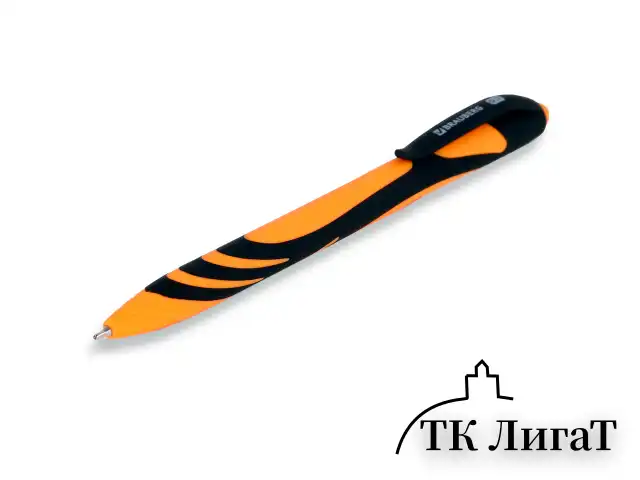 Ручка шариковая автоматическая BRAUBERG ULTRA COLOR NEON, soft-touch, СИНЯЯ, пишущий узел 0,7 мм, линия письма 0,35 мм, 144203
