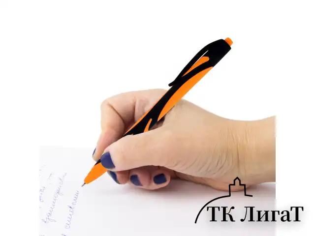 Ручка шариковая автоматическая BRAUBERG ULTRA COLOR NEON, soft-touch, СИНЯЯ, пишущий узел 0,7 мм, линия письма 0,35 мм, 144203