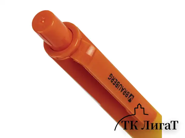 Ручка шариковая автоматическая BRAUBERG "Grade", корпус soft-touch, СИНЯЯ, пишущий узел 0,7 мм, линия письма 0,35 мм, 144205