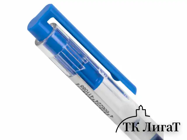 Ручка гелевая автоматическая с грипом BRAUBERG "GLA", СИНЯЯ, стандартный узел 0,5 мм, линия письма 0,35 мм, 144216