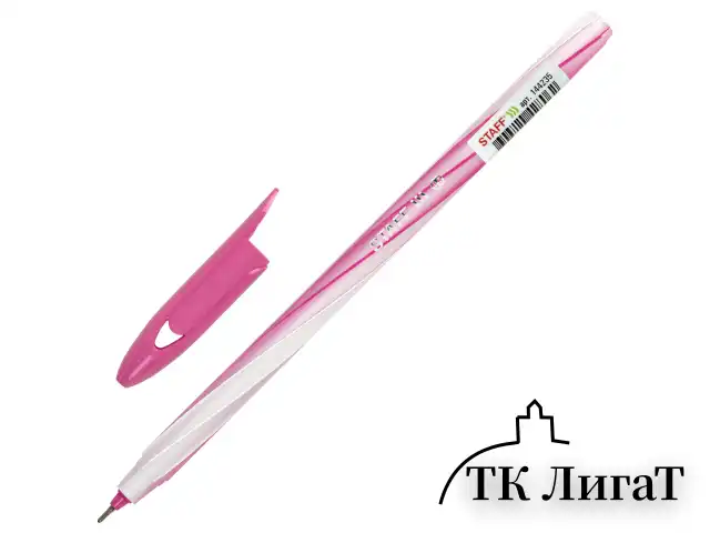 Ручка шариковая STAFF "CANDY PASTEL", синяя, игольчатый узел 0,6 мм, линия 0,3 мм, 144235