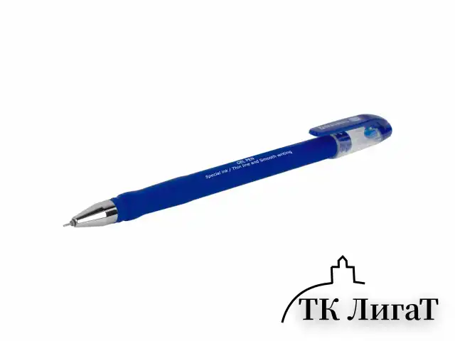 Ручка гелевая BRAUBERG SPECIAL, СИНЯЯ, игольчатый узел 0,38 мм, тонкая линия письма 0,2 мм, 144245