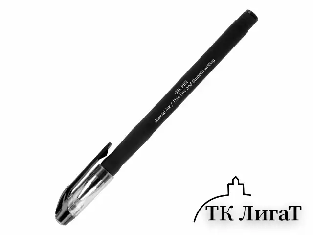 Ручка гелевая BRAUBERG SPECIAL, ЧЕРНАЯ, игольчатый узел 0,38 мм, тонкая линия письма 0,2 мм, 144246