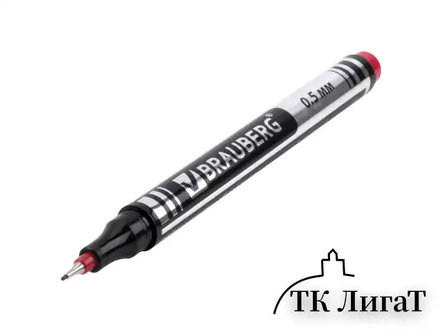 Маркеры перманентные BRAUBERG "Jet", НАБОР 4 ЦВЕТА, супертонкий металлический наконечник 0,5 мм, 150511