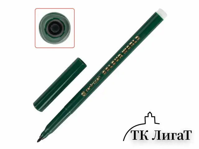 Фломастеры 12 ЦВЕТОВ CENTROPEN "Colour World", круглые, смываемые, 7550/12TP, 7 7550 1284