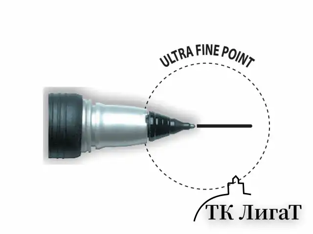 Маркер перманентный BIC "Intensity Ultra Fine", ЧЕРНЫЙ, тонкий наконечник 0,8 мм, 8290801