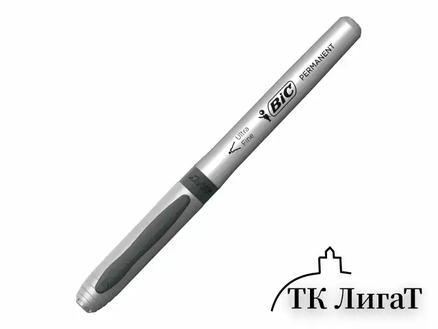 Маркер перманентный BIC "Intensity Ultra Fine", ЧЕРНЫЙ, тонкий наконечник 0,8 мм, 8290801