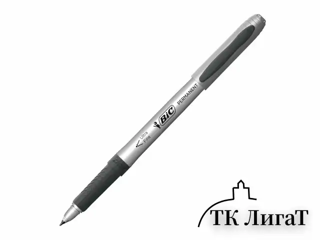 Маркер перманентный BIC "Intensity Ultra Fine", ЧЕРНЫЙ, тонкий наконечник 0,8 мм, 8290801
