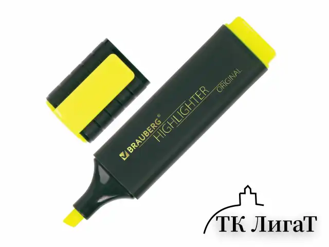 Набор текстовыделителей 12 ЦВЕТОВ на подставке, BRAUBERG "ORIGINAL", линия письма 1-5 мм, 151699