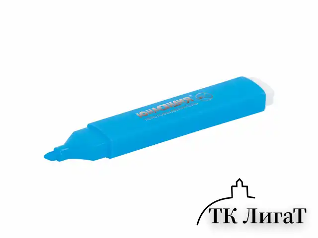 Текстовыделитель ЮНЛАНДИЯ "COLORSTAR", ГОЛУБОЙ, линия 1-4 мм, 151703